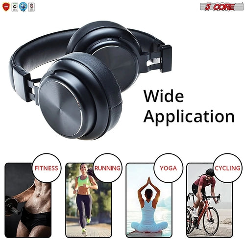 5Core Bluetooth Headphones Wireless Noise Cancelling Audifonos