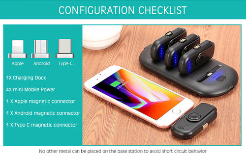 Magnetic Power Bank Mobile Power Supply